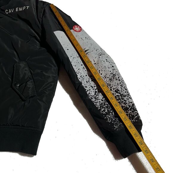 Cav Empt Speckles Bomber Jacket Size L Large Spellout - Picture 16 of 16